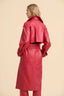 HAILEY Trench Rojo