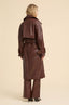 HAILEY Trench Marrón