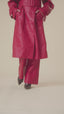 HAILEY Trench Rojo