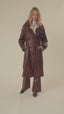 HAILEY Trench Marrón