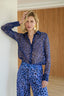 Blusa camisera SABANA azul