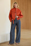 Bomber trenzada FOSTER Blanco Naranja