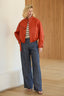 Bomber trenzada FOSTER Blanco Naranja