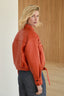 Bomber trenzada FOSTER Blanco Naranja