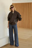 Bomber Oversize LE CORBUSIER Marrón