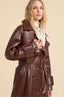 HAILEY Trench Marrón