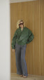 Bomber Oversize LE CORBUSIER Verde